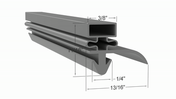 SKP2712 Door Gasket Part 10310-32 by Strivide® Size 25 5/8 x 27 1/8 Compatible with Silver King® Part# 10310-32 - Image 2