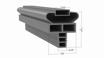 921532 Door Gasket Part IN-GSK1020 by Strivide® Size 15 5/8 x 24 1/4 Compatible with Randell® Part# IN-GSK1020 - Image 2