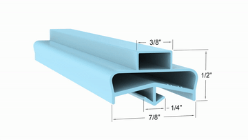 V18670PTB Door Gasket Part 170-1141 by Strivide® Size 23 1/2 x 24 3/4 Compatible with Delfield® Part# 170-1141 - Image 2