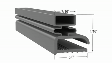 18699PT Door Gasket Part 1702004 by Strivide® Size 24 13/16 x 27 1/4 Compatible with Delfield® Part# 1702004 - Image 2