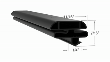 02-14801-0012 Door Gasket - Size 73 1/16 x 23 3/16 Strivide® Fits Anthony® Part# 02-14801-0012 - Image 2