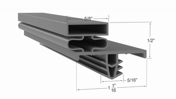1702745 Door Gasket - Size 29 x 25 1/16 Strivide® Fits Delfield® Part# 1702745 - Image 2