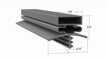 136AJC Door Gasket - Size 34 1/4 x 28 3/16 Strivide® Fits Brown® Part# 136AJC - Image 2