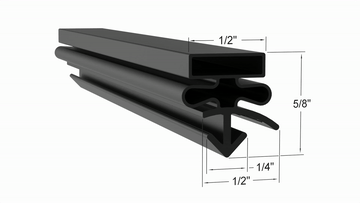 203-0014 Door Gasket - Size 44 3/8 x 26 1/4 Strivide® Fits Star-Starett® Part# 203-0014 - Image 2