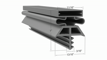 22526-1075 Door Gasket - Size 32 3/8 x 78 Strivide® Fits Vollrath® Part# 22526-1075 - Image 2